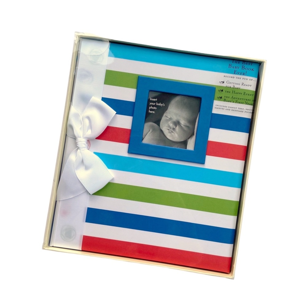 Penny Laine Baby Boy Keepsake Baby Book